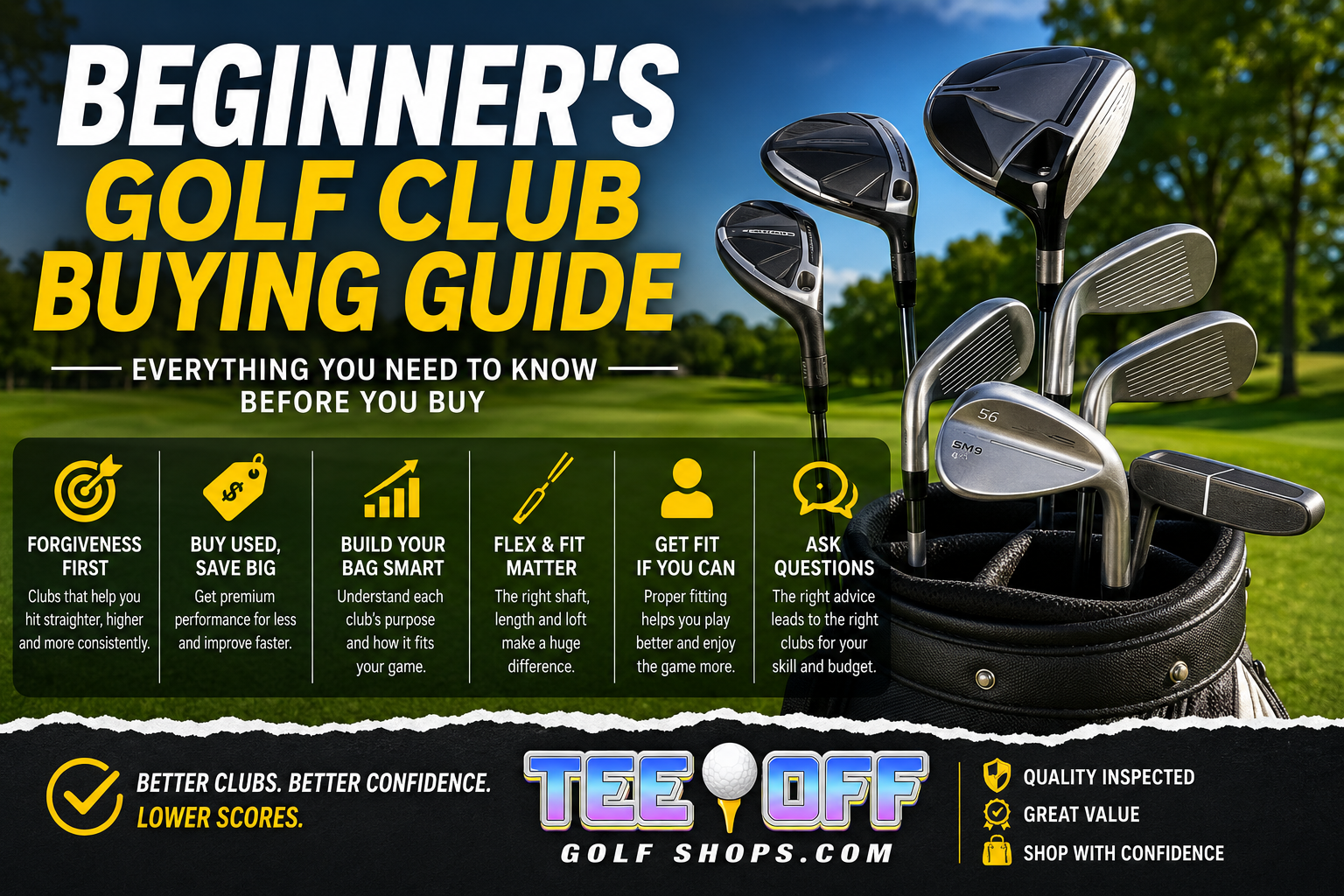 Beginner's Golf Club Buying Guide (2026): Everything You Need to Know Before You Buy