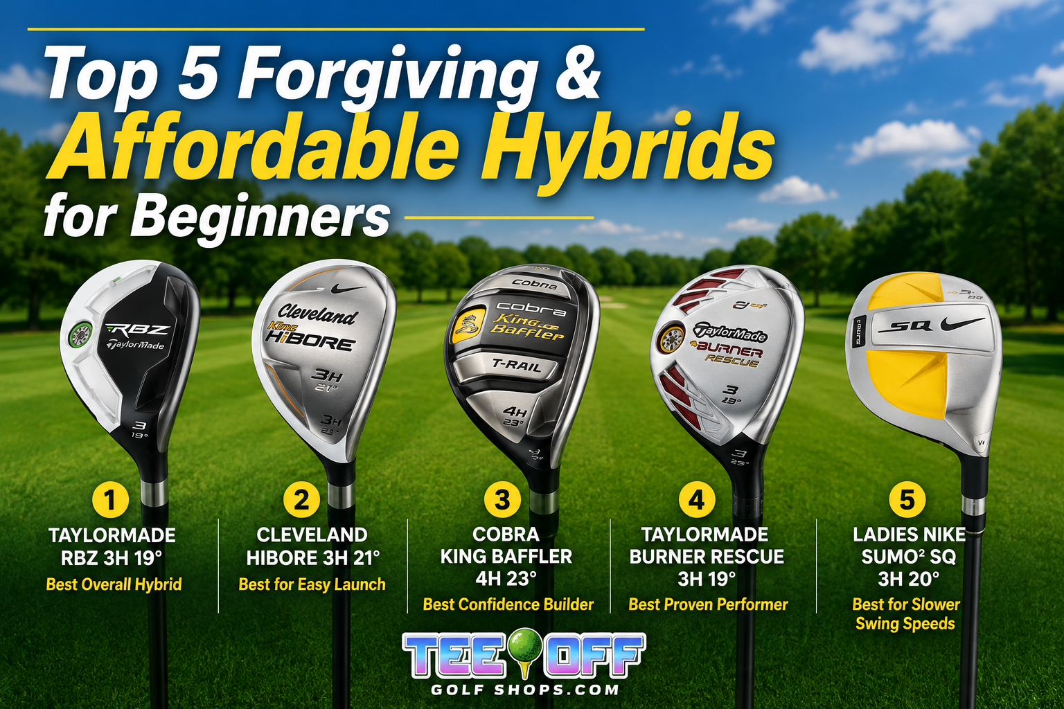 Top 5 Forgiving Hybrids for Beginners (2026 Guide)