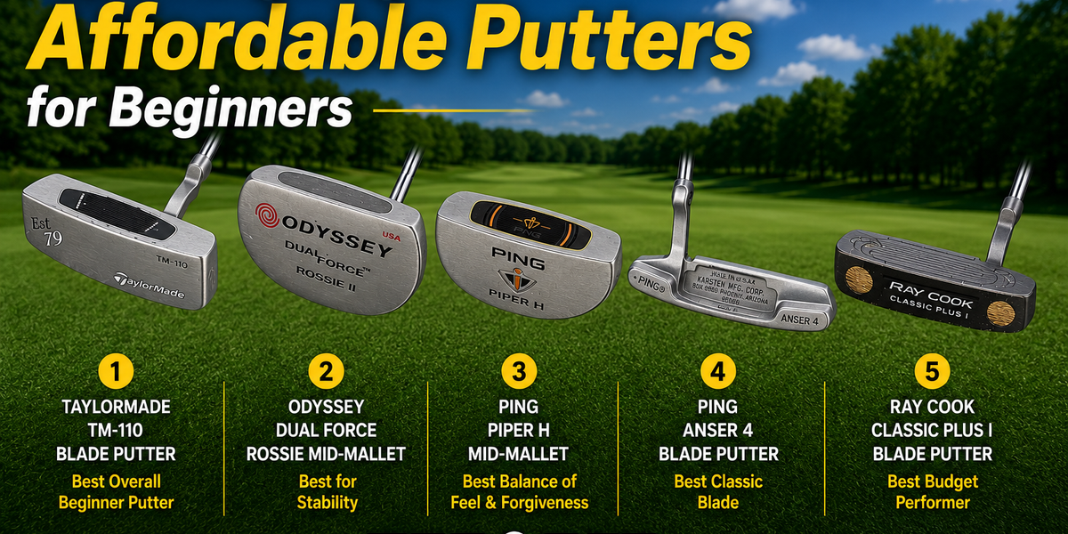 Top 5 Forgiving Putters for Beginners (2026 Guide) — TEE OFF GOLF SHOPS
