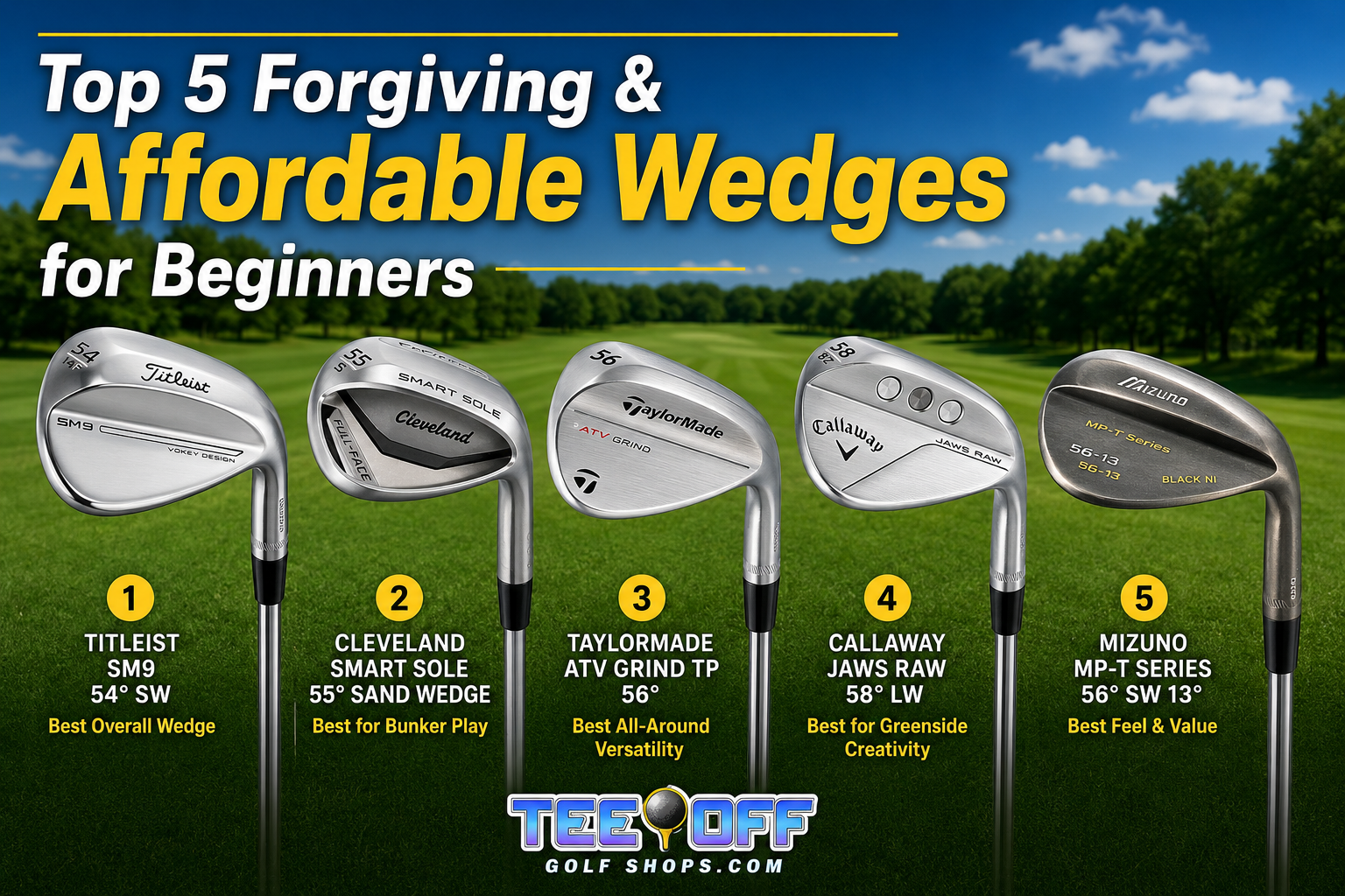 Top 5 Forgiving Wedges for Beginners (2026 Guide)
