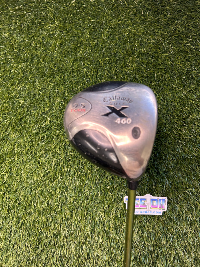 Callaway X 460 Driver 9.5 Loft Aldila Stiff Flex Original Grip RH