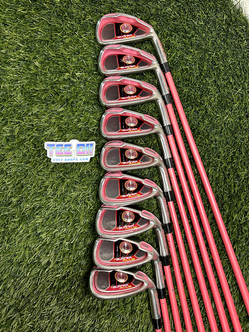 TaylorMade Burner Plus Ladies Custom Pink 3-SW Iron Set Ladies RH