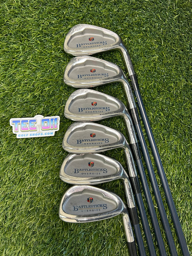 MacGregor Battlesticks Oversize Irons Set Missing 7 4-PW Ladies Flex RH