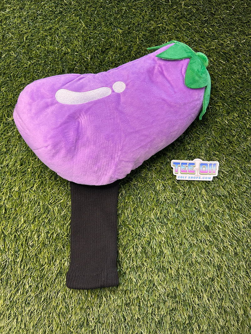 Eggplant Plushie Driver Head Cover Craftsman Golf