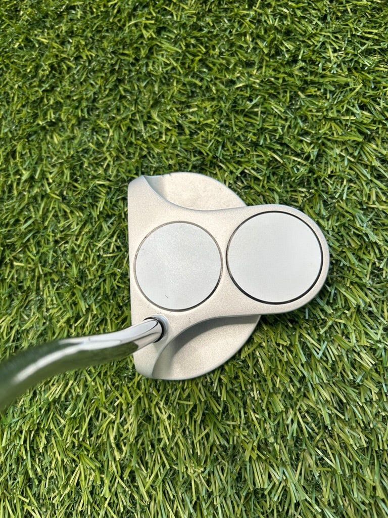Odyssey White Hot OG 2-Ball Double Bend Mallet Putter RH