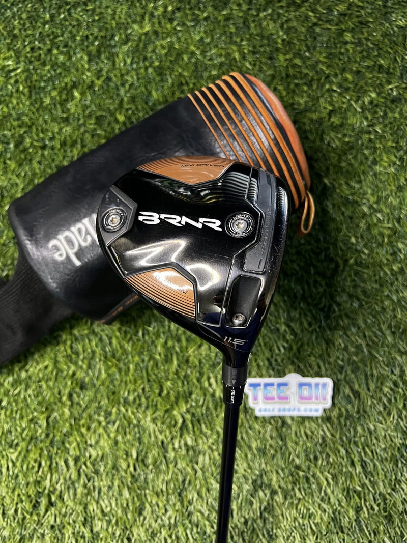 TaylorMade BRNR Mini Driver 11.5 Loft Mamiya Stiff Flex RH