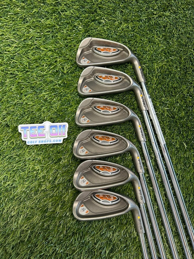 Ping G10 Yellow Dot Irons Set 5-PW AWT Stiff Flex Original Grips RH – Pre-Owned Golf Club – TEE OFF Golf Shops