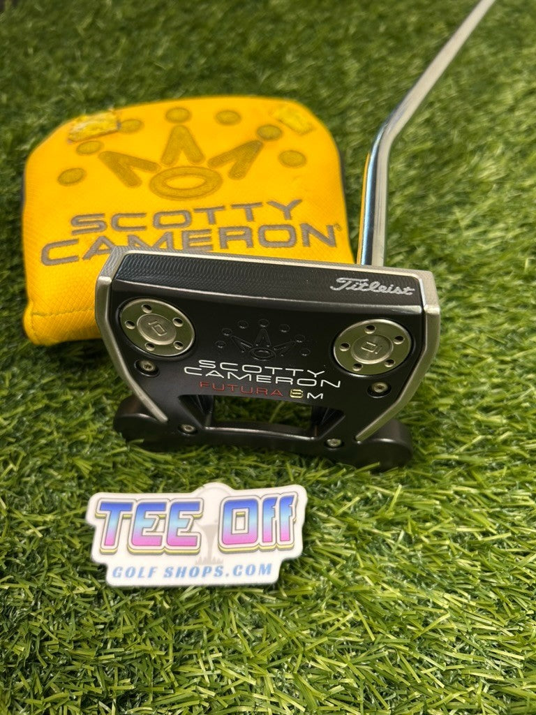 Scotty Cameron Futura 8M Mallet Putter 34.5" Original Grip RH – Pre-Owned Golf Club – TEE OFF Golf Shops
