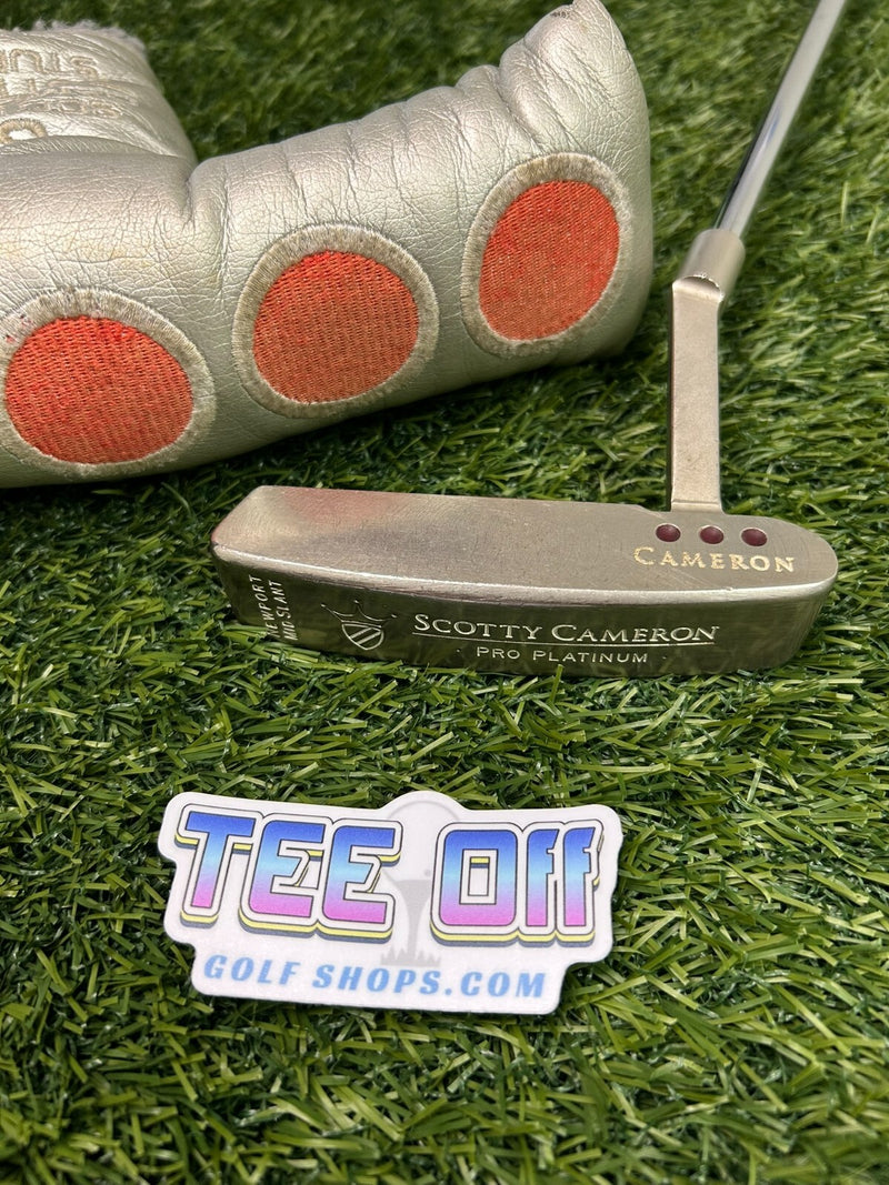 Scotty Cameron Pro Platinum Blade Putter 34" Original Grip RH – Pre-Owned Golf Club – TEE OFF Golf Shops
