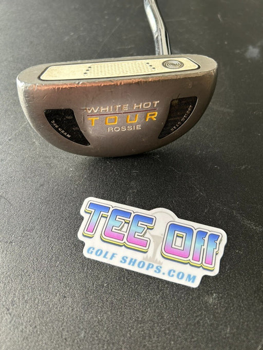 Odyssey White Hot Tour Rossie Mid Mallet Putter Tour Steel Flex Original Grip RH – Pre-Owned Golf Club – TEE OFF Golf Shops