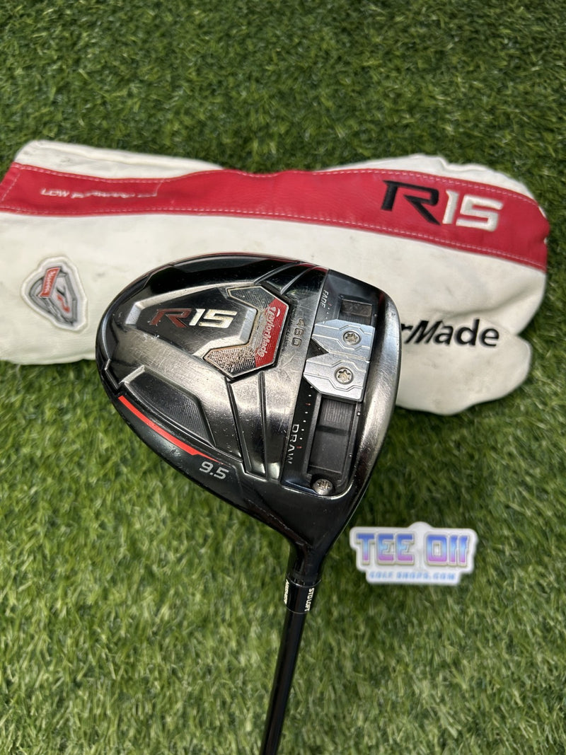 TaylorMade R15 Driver 9.5 Loft Fujikara Pro 60 Stiff Flex GP Grip RH – Pre-Owned Golf Club – TEE OFF Golf Shops