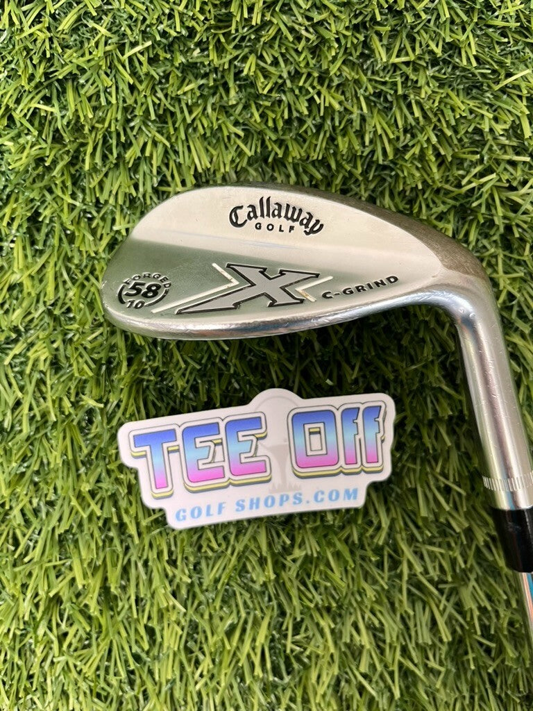 Callaway X C Grind 58 Loft LW Lob Wedge Golf Pride Grip RH – Pre-Owned Golf Club – TEE OFF Golf Shops