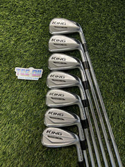 Cobra King Forged Tec Irons Set 4-PW KBS Regular Flex Original Grips RH