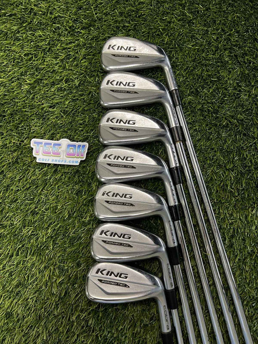 Cobra King Forged Tec Irons Set 4-PW KBS Regular Flex Original Grips RH