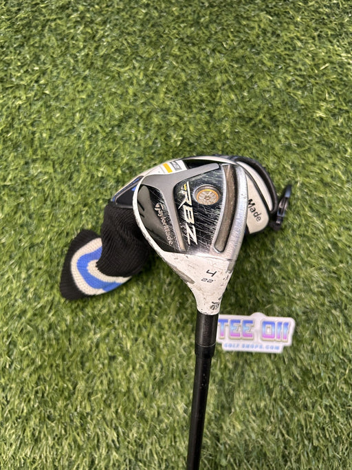 TaylorMade RBZ Stage 2 4H 22 Loft Fujikura Regular Flex Lamkin Grip RH – Pre-Owned Golf Club – TEE OFF Golf Shops