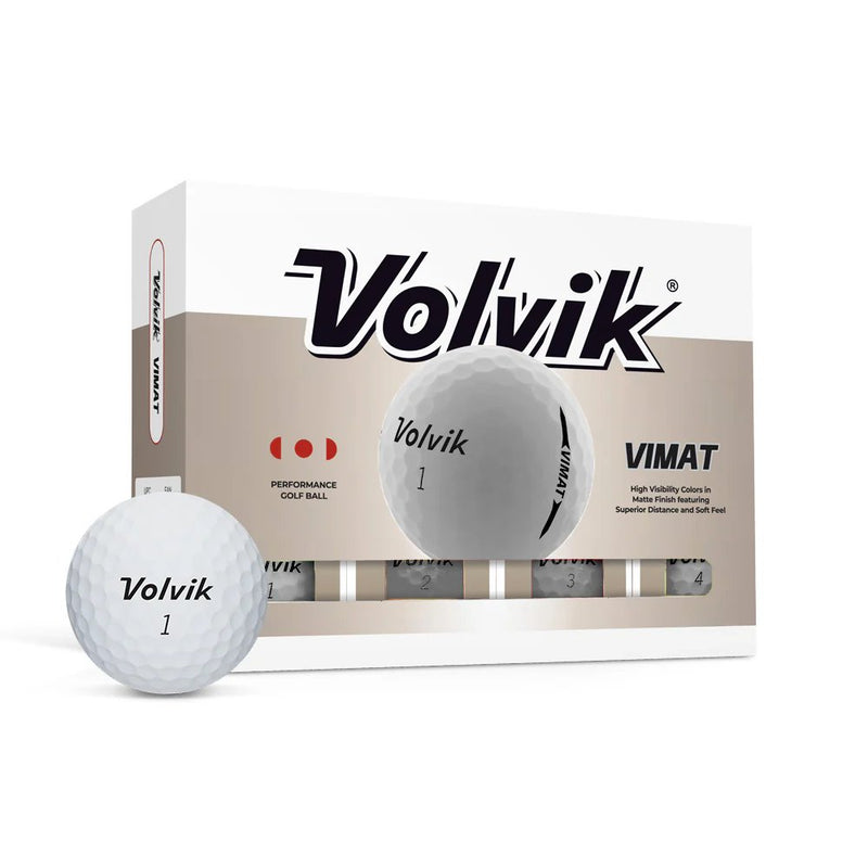 Volvik Vimat Dozen White Golf Balls