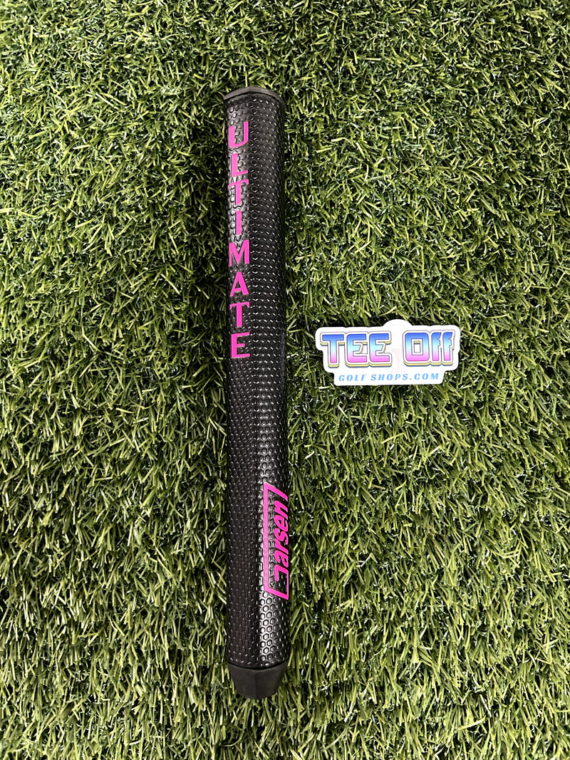 Garsen Splash Collection Ultimate Black Pink Midsize Putter Grip