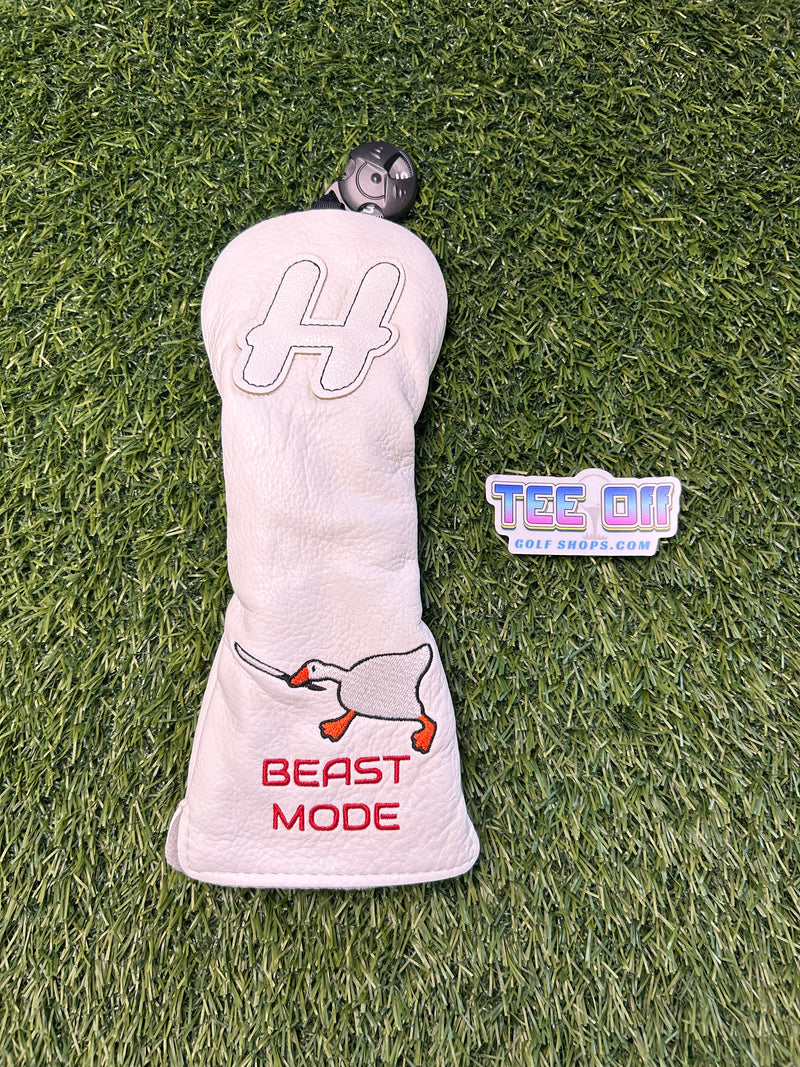 Beast Mode Duck Leather Hybrid Head Cover Craftsman Golf