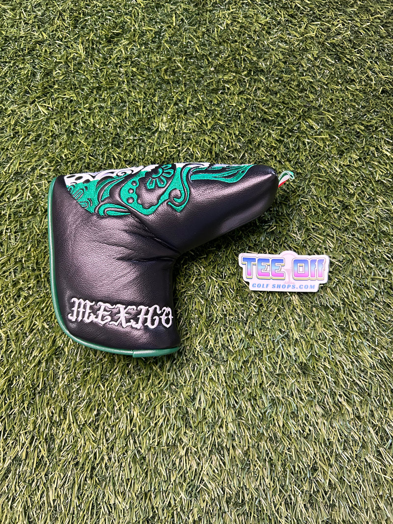 Big Crazy Mexico La Raza Leather Blade Putter Head Cover Craftsman Golf