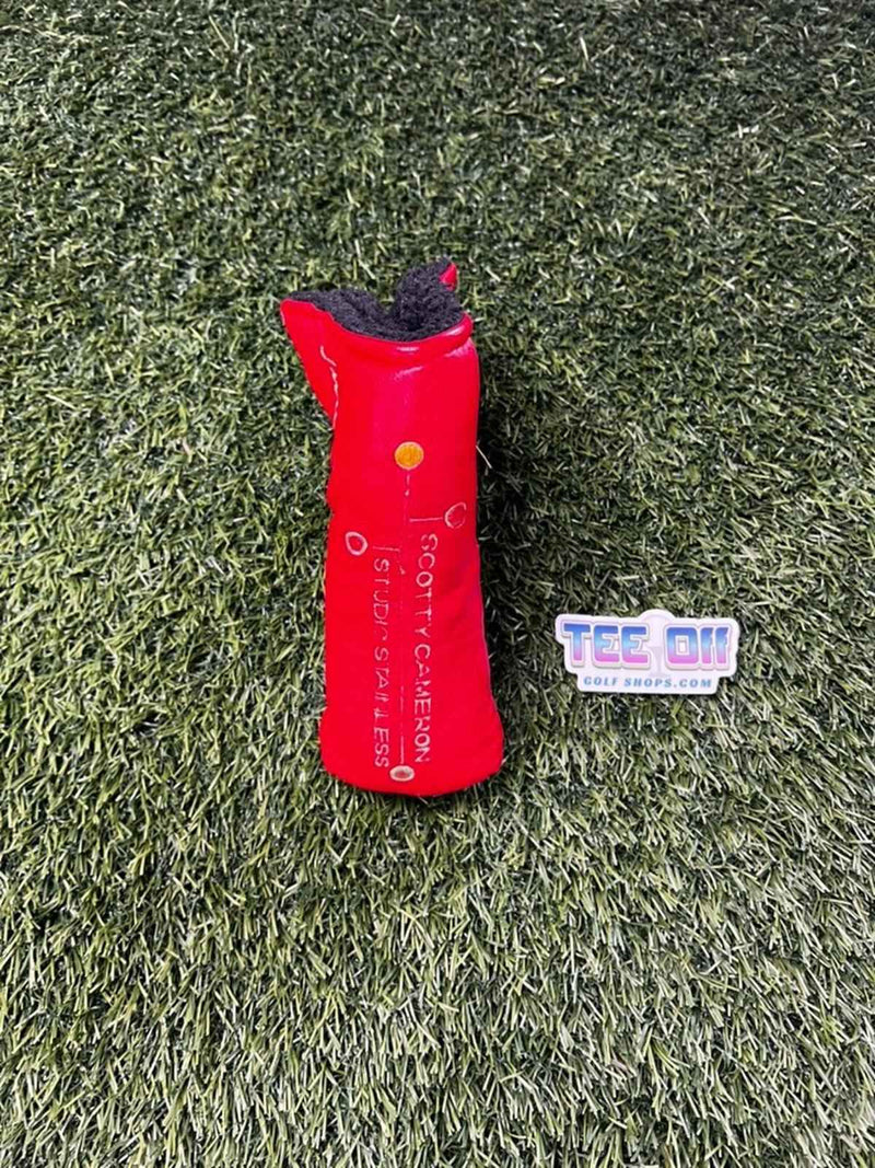 Scotty Cameron Circle T Studio Stainless Red Blade Putter Head Cover