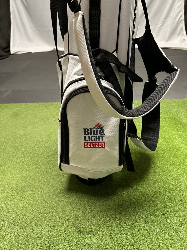 Bridgestone 4-Way Custom Blue Light Seltzer Golf Bag
