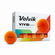 Volvik Vivid Soft Dozen Orange Golf Balls
