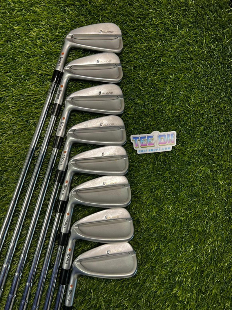 Ping iBlade Red Dot Irons Set 3-PW KBS X-Stiff Flex LH