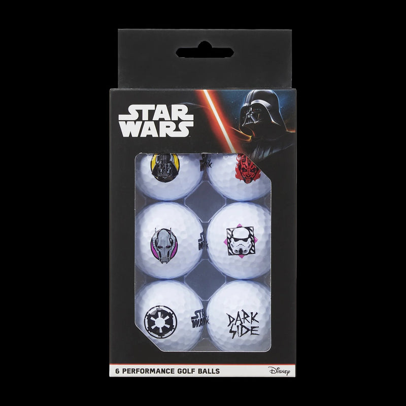 Volvik Disney Star Wars™ Dark Side Sleeve White/Black Golf Balls