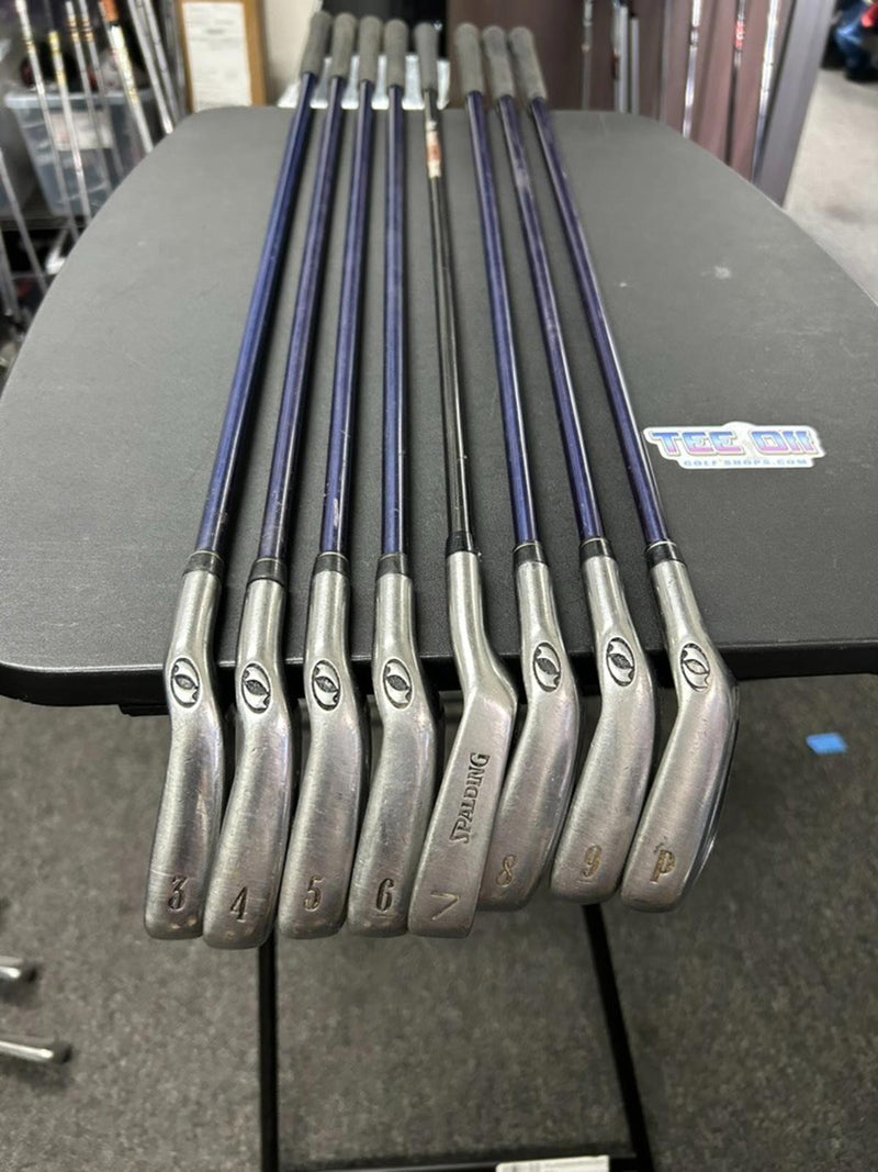 Turbo Power Bomber XL20 Irons Set 3-PW mismatch 7 Graphite Senior Flex RH