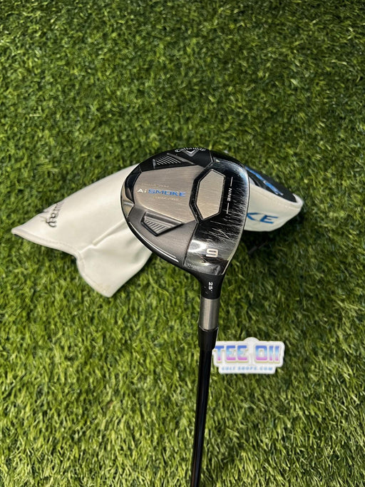 Callaway Ai Smoke 9W 25 Loft HZRDUS 6.0 Stiff Flex Original Grip RH – Pre-Owned Golf Club – TEE OFF Golf Shops