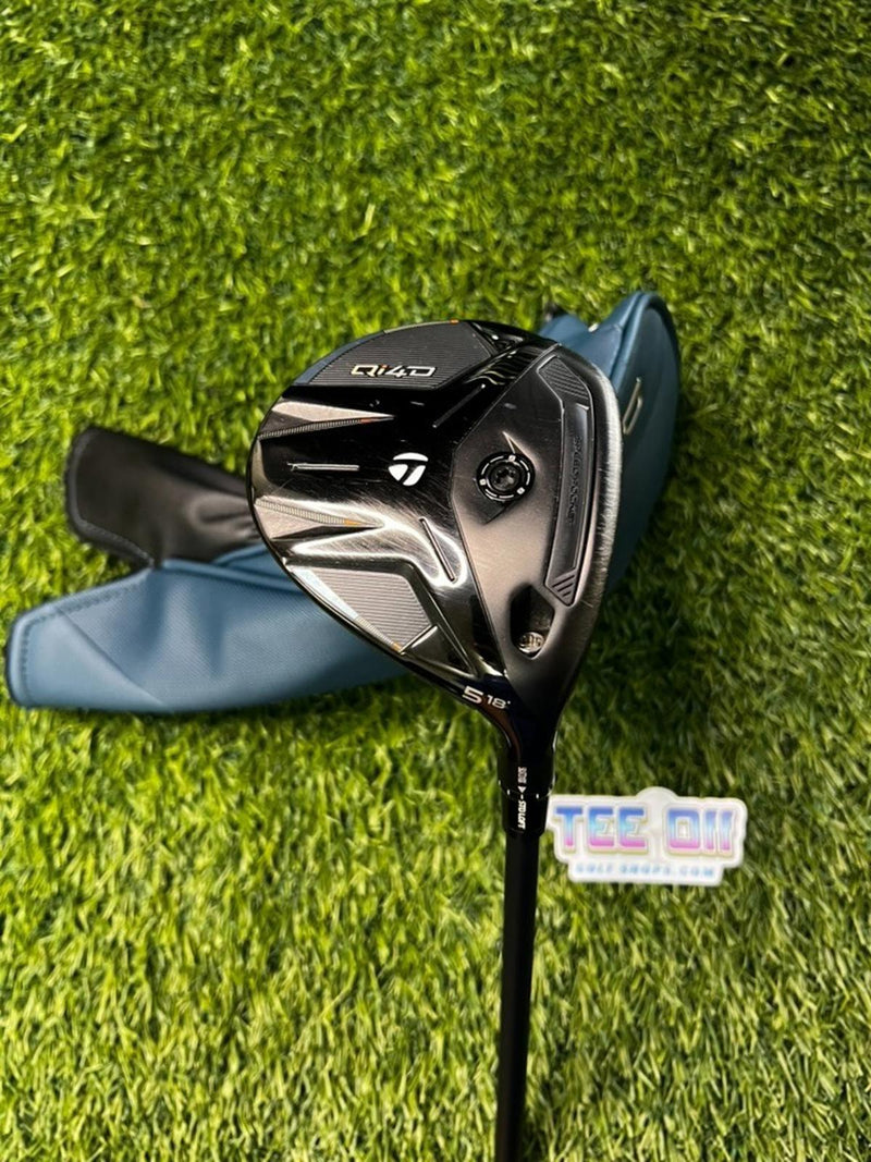 TaylorMade Qi4D 5W 18 Loft Rear X-Stiff Flex Jumbomax Grip RH