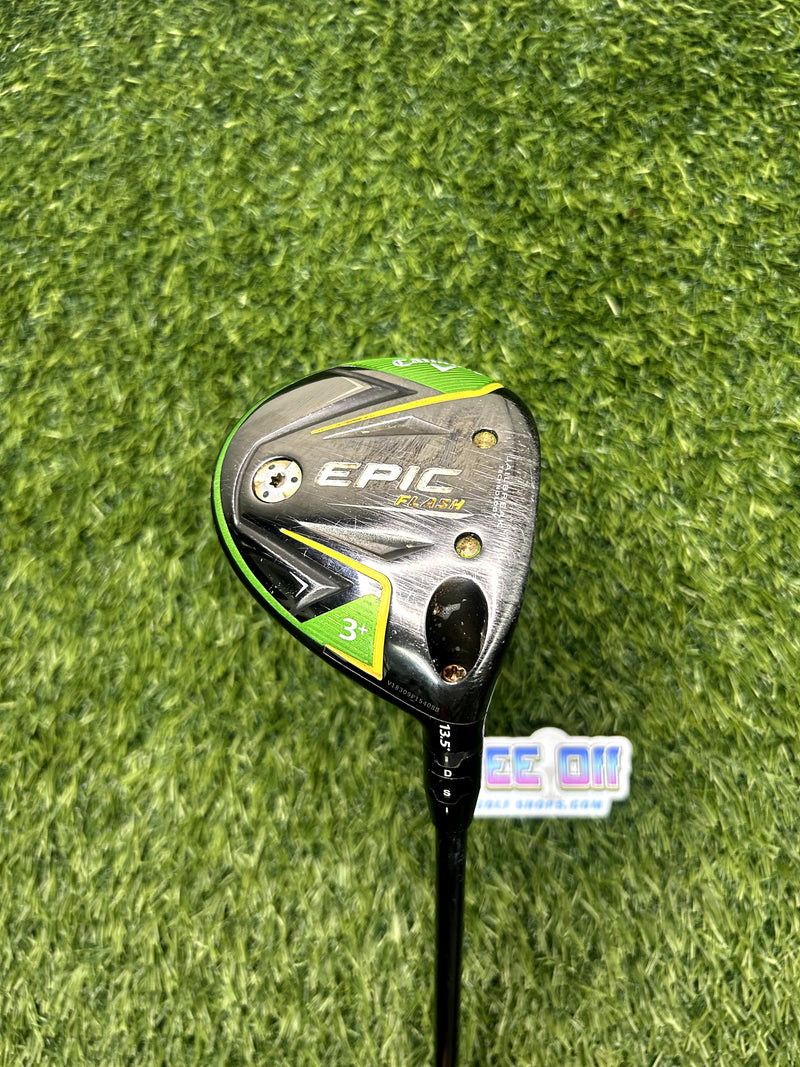Callaway Epic Flash+ 3-Wood 13.5 Loft Stiff RH