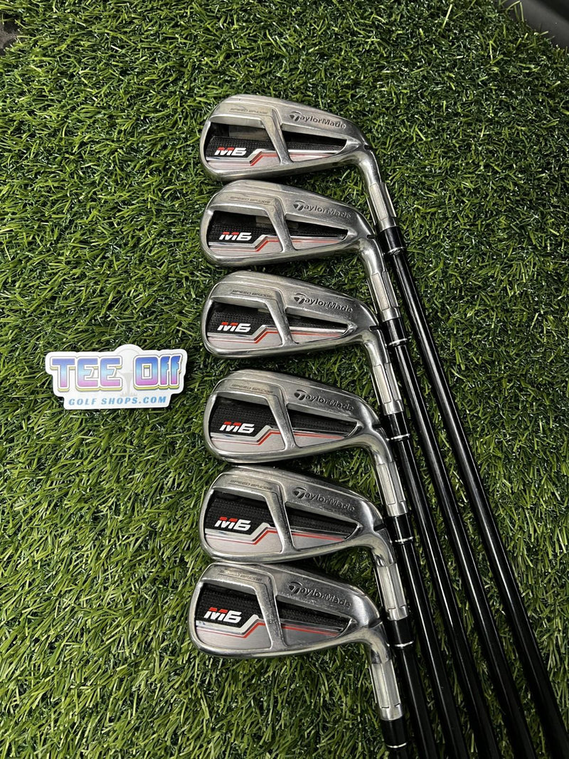 TaylorMade M6 Irons Set 5-PW Atmos Senior Flex GP Grips RH
