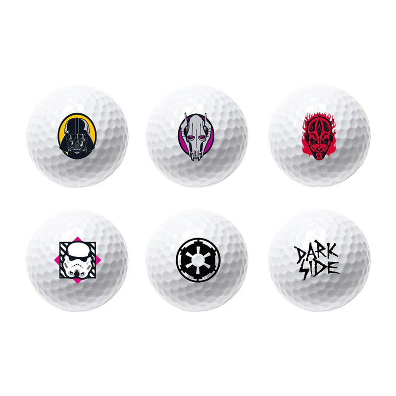 Volvik Disney Star Wars™ Dark Side Sleeve White/Black Golf Balls