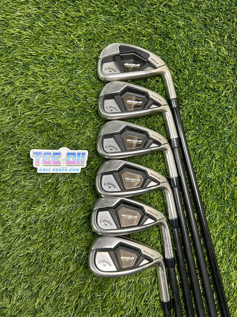 Callaway Rogue ST Max OS 5-PW Iron Set Senior RH