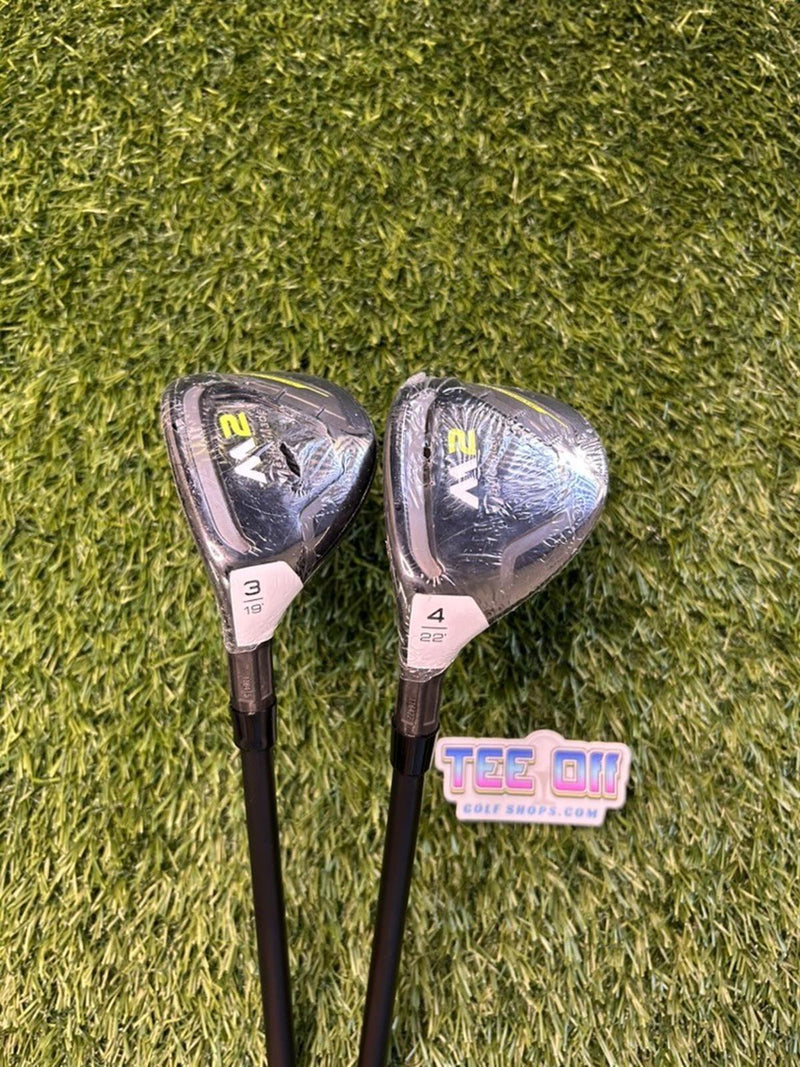 TaylorMade M2 3H/4H 19/22 Loft Hybrid Set KBS Stiff Flex LH