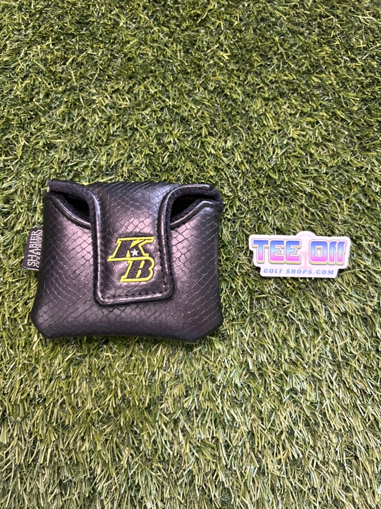 KB 24 Black Leather Mamba Mallet Head Cover Pre-Owned