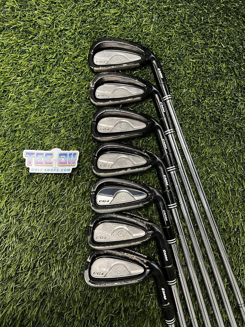 Cleveland CG4 CMM 3-9 Irons Set Steel Stiff Flex GP Grips RH – Pre-Owned Golf Club – TEE OFF Golf Shops