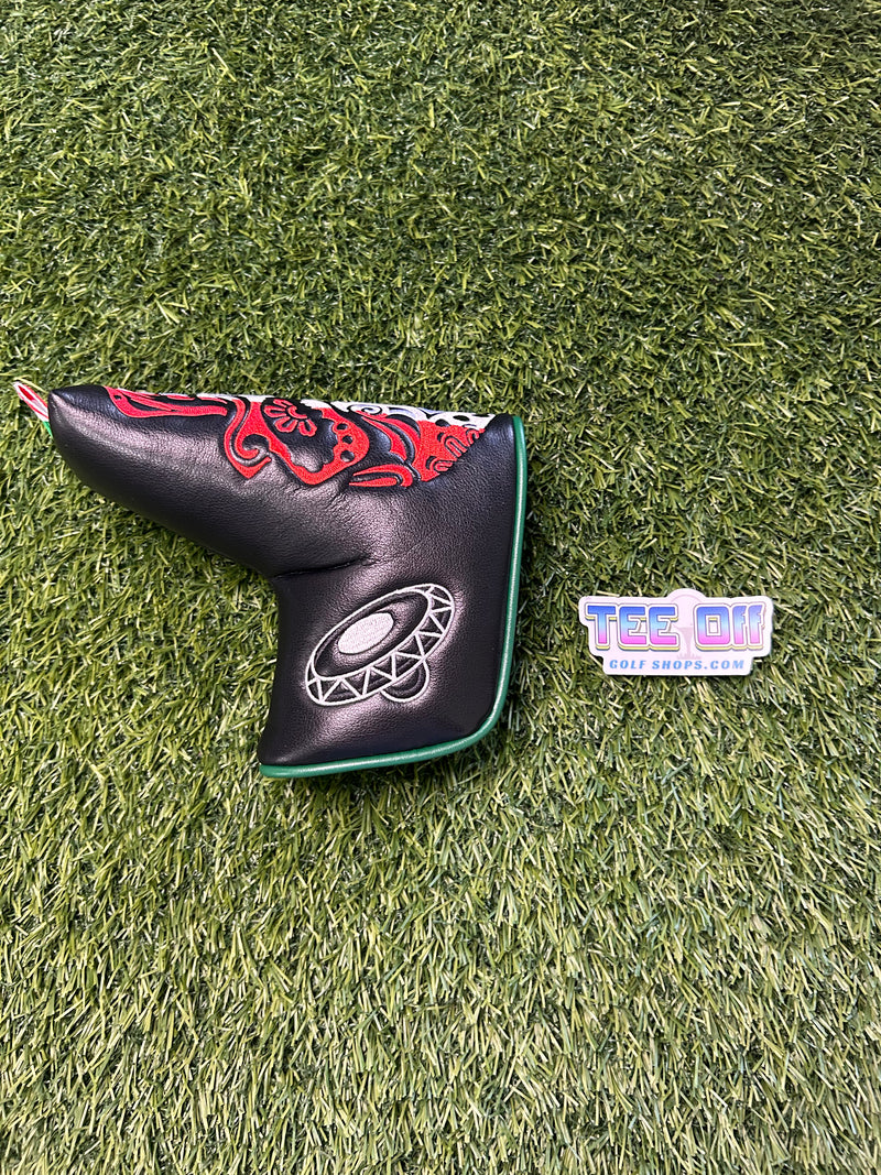 Big Crazy Mexico La Raza Leather Blade Putter Head Cover Craftsman Golf