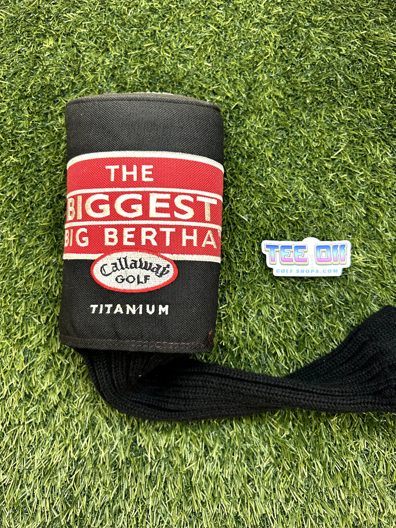 Callaway The Biggest Big Bertha Sock Head Cover Pre-Owned