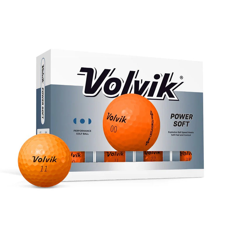Volvik Power Soft Dozen Orange Golf Balls