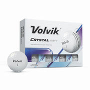 Volvik Crystal Soft Dozen White Golf Balls