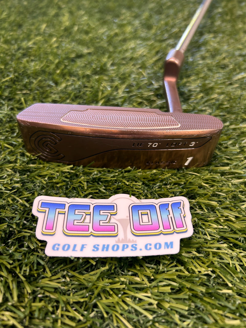 Cleveland Classic 1 Bronze Blade Putter BRZ 35” Lamkin Grip RH