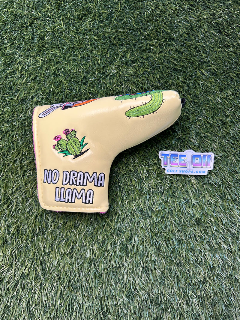 No Drama Llama Leather Blade Putter Head Cover Craftsman Golf