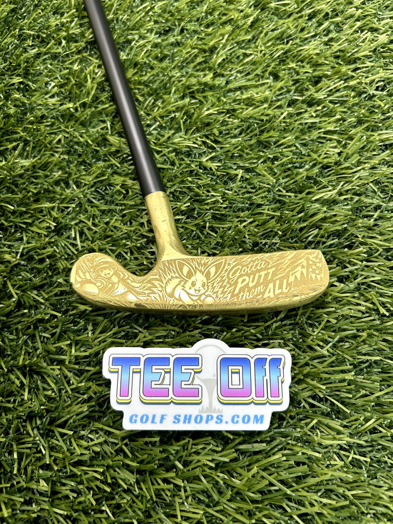 Titleist Bullseye Tee's Custom Gotta Putt Em All Pokemon 35" Putter RH