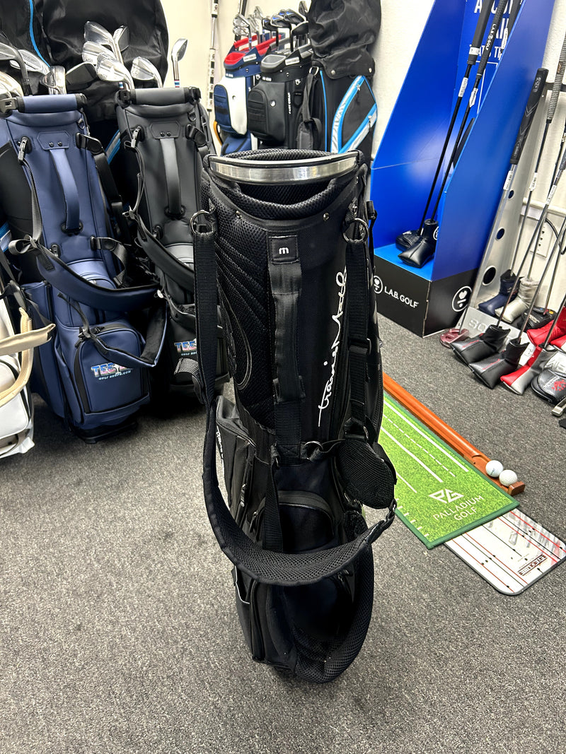 Travis Mathew Black Lightweight 6-Way Carry Golf Bag