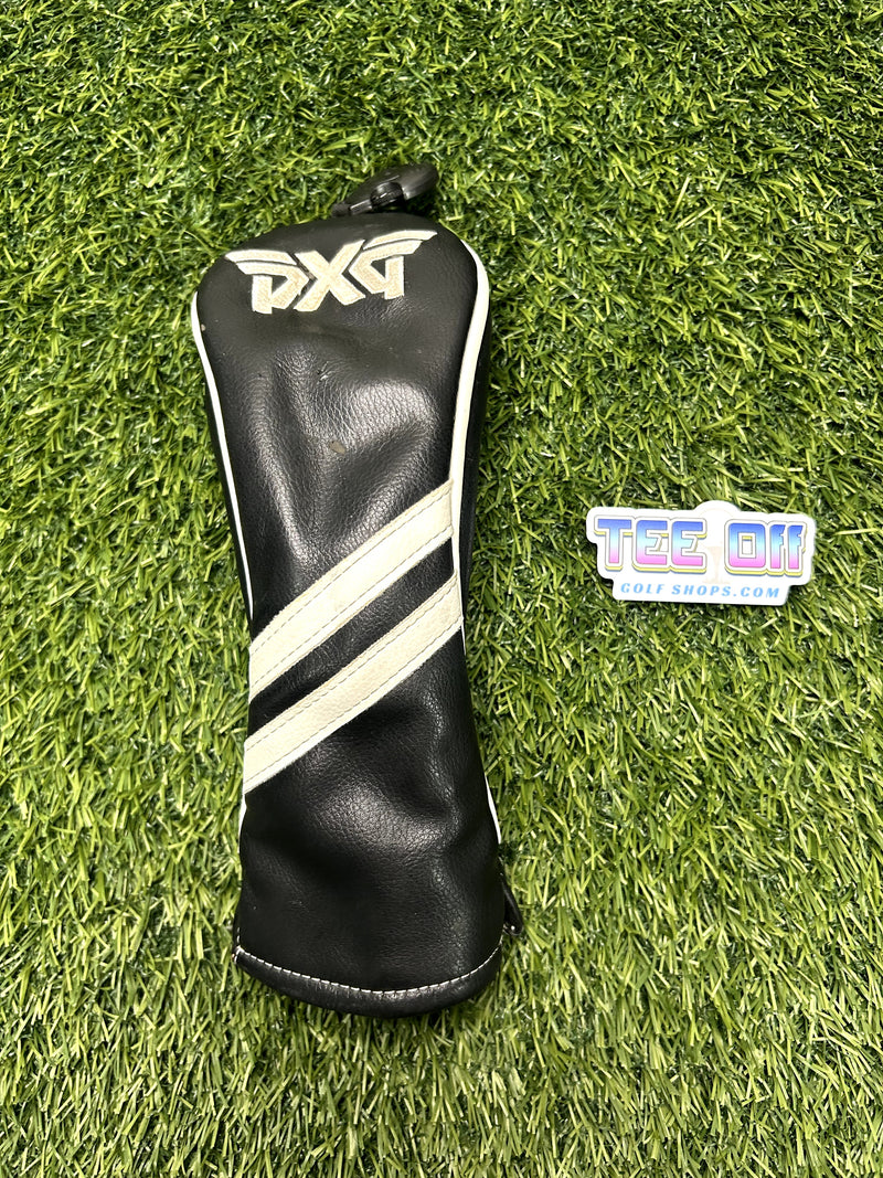 PXG Black Leather White Stripe Head Cover Pre-Owned