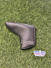 SeeMore Putter Company Black Blade Putter Head Cover