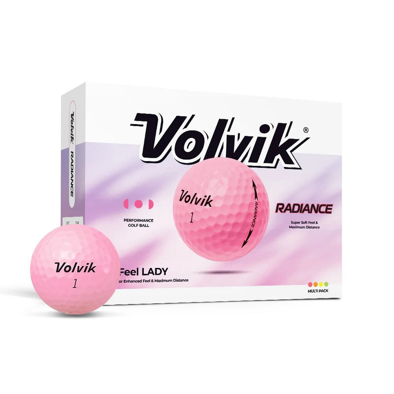 Volvik Radiance Dozen Multi-Color Golf Balls