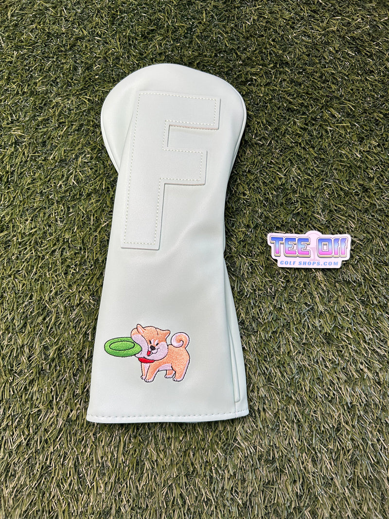 Silly Shiba Inu Leather Fairway Head Cover Craftsman Golf